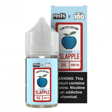 SLAPPLE ICED BY REDS X KEEP IT 100 SALT - 30ML